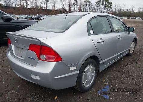 2007 Honda Civic Hybrid z USA, uszkodzony, nr VIN JHMFA36267S019652